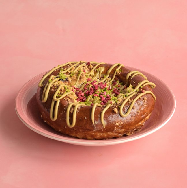 Maliniak z pistacją