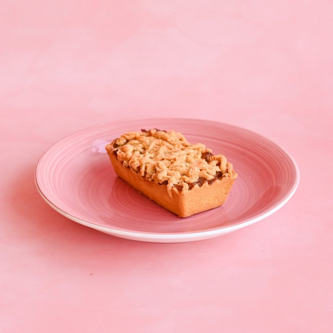 Mini tarta z jabłkiem i kruszonką